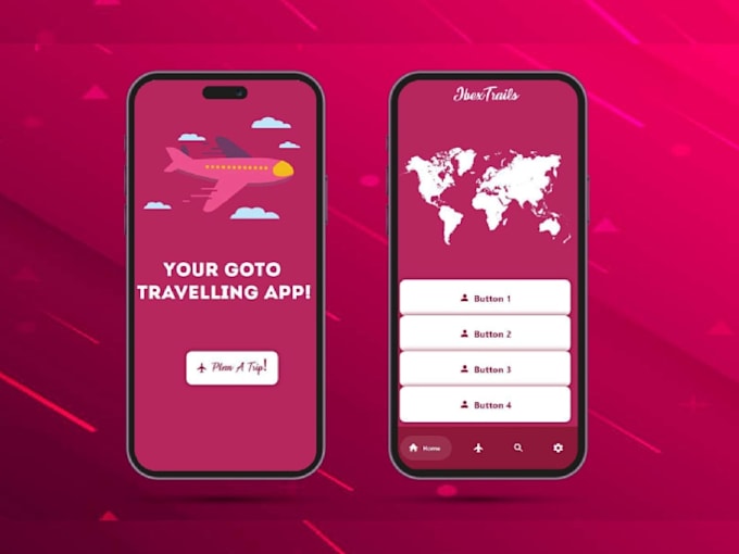 create a hybrid mobile application for you in flutter and react native