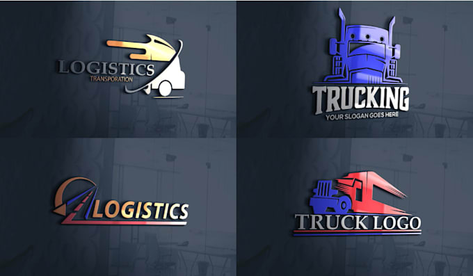 design professional logistics, cargo, freight and transport logo