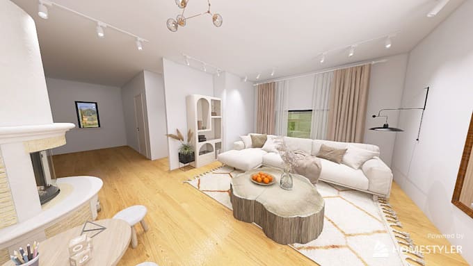 create your livingroom using homestyler