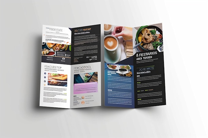 case study design, company flyer or brochure