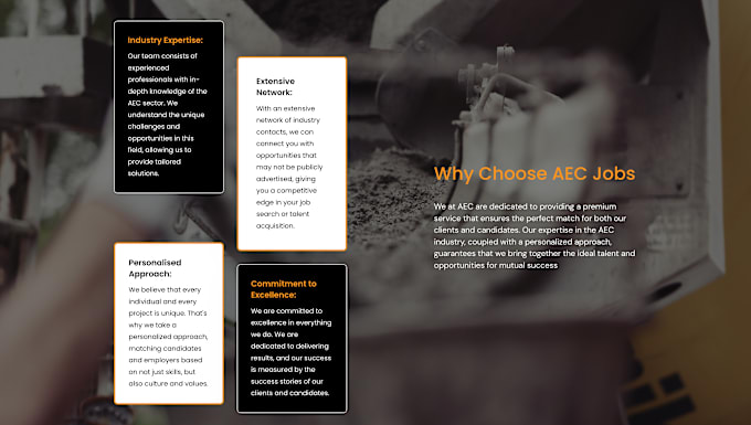 Wix recruitment website on wix job board website wordpress website by