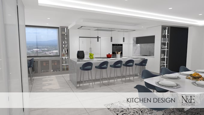 design your kitchen with renders and plans