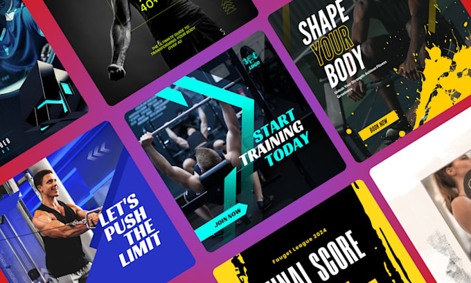 design social media ad creative and instagram post