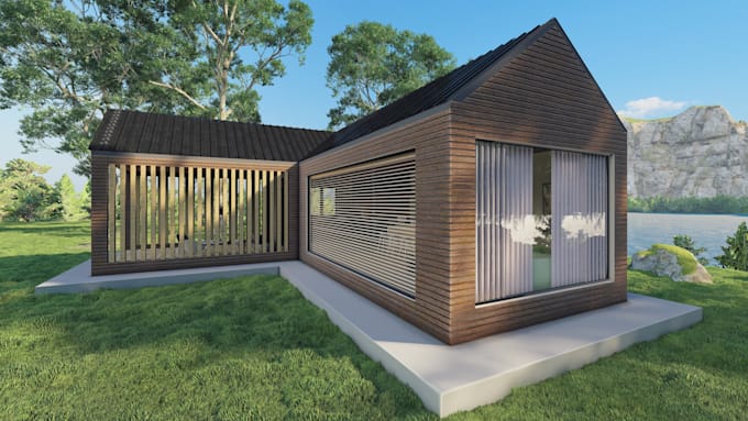 do modelling and exterior rendering