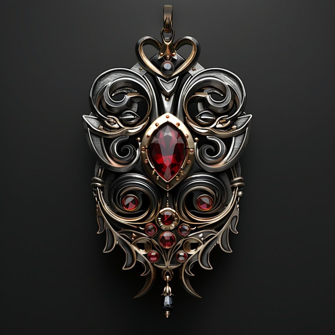 create 3d jewelry design for 3d printing
