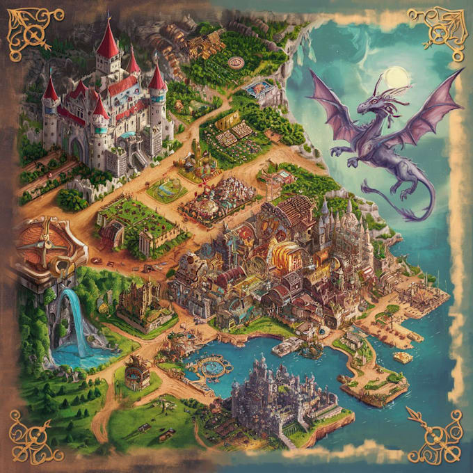 create your fantasy city map