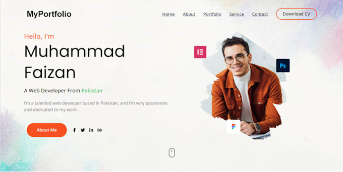 develop a fully responsive wordpress website with elementor