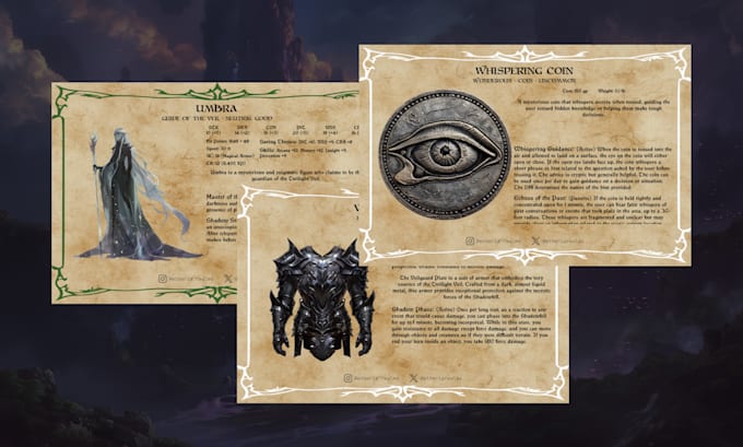 create custom homebrew items and content for your games