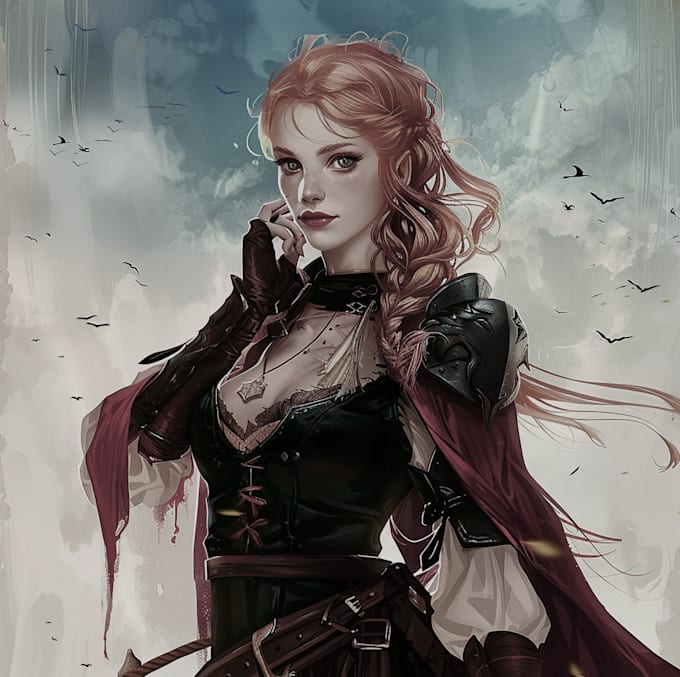 Create a concept art for fantasy character by Mosfiqul20 | Fiverr