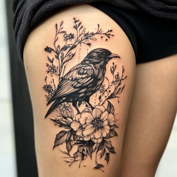 custom tattoo design tattoo sketch