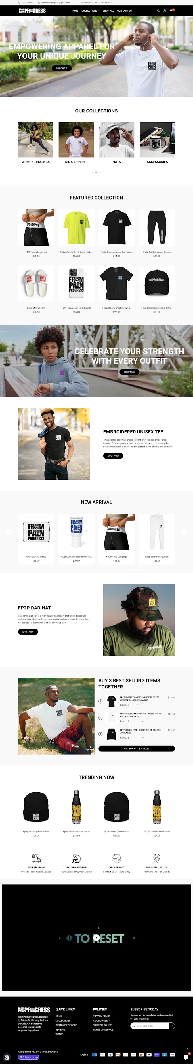 build shopify printful printify website or store