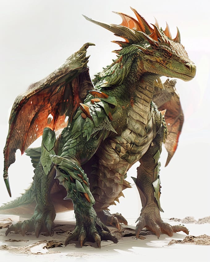 make concept art for characters, dragons and monsters