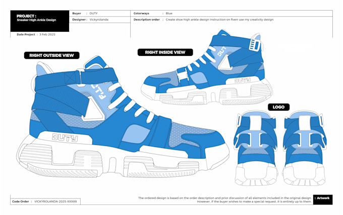 design shoe sneaker footwear custom freestyle for your brand or company