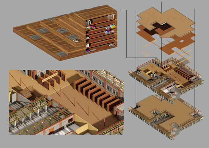 create architectural presentation boards, posters and portfolio in photos