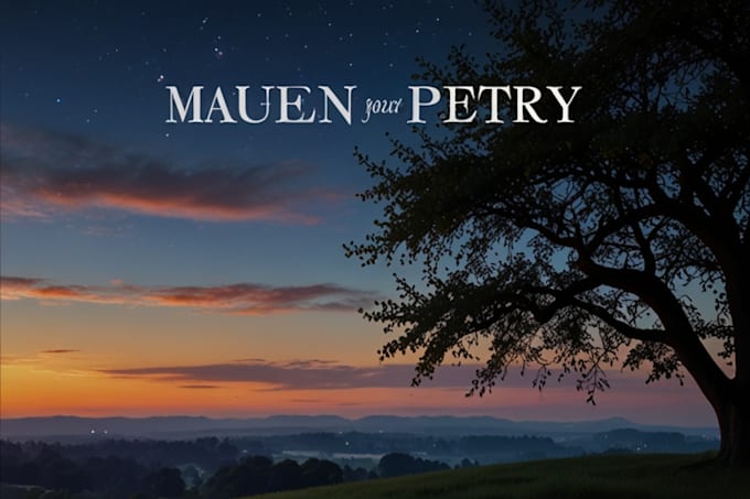 make and format your poetry book cover