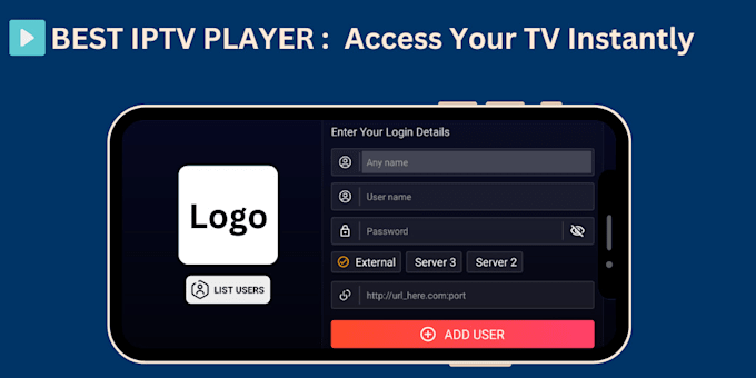 build iptv player, vod app, ott app, ibo player, smarter, smart tv, samsung, lg