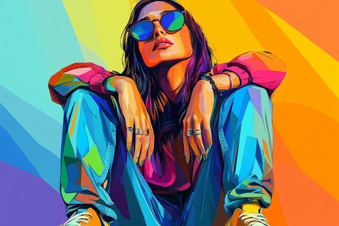 make a beautiful wpap pop art portrait