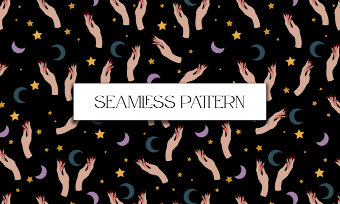 design a beautiful seamless pattern