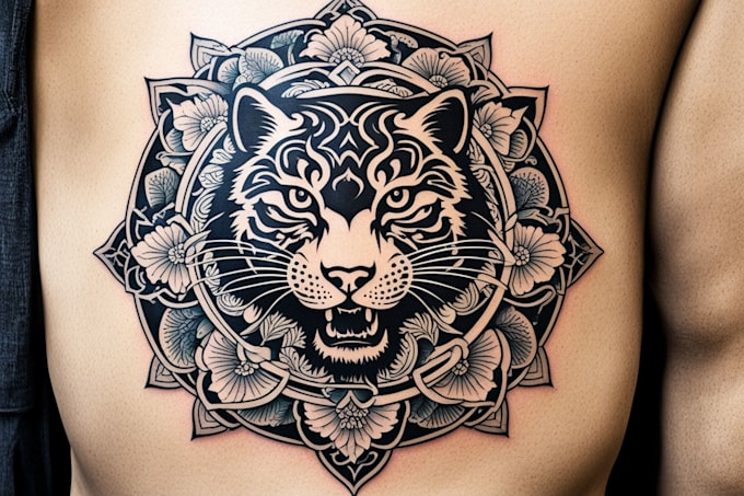 do a tattoo design in japanese style