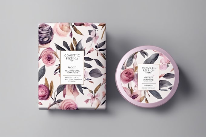 do product label design cosmetic packaging design box design