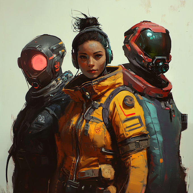 do sci fi mech, robot and creature concept models
