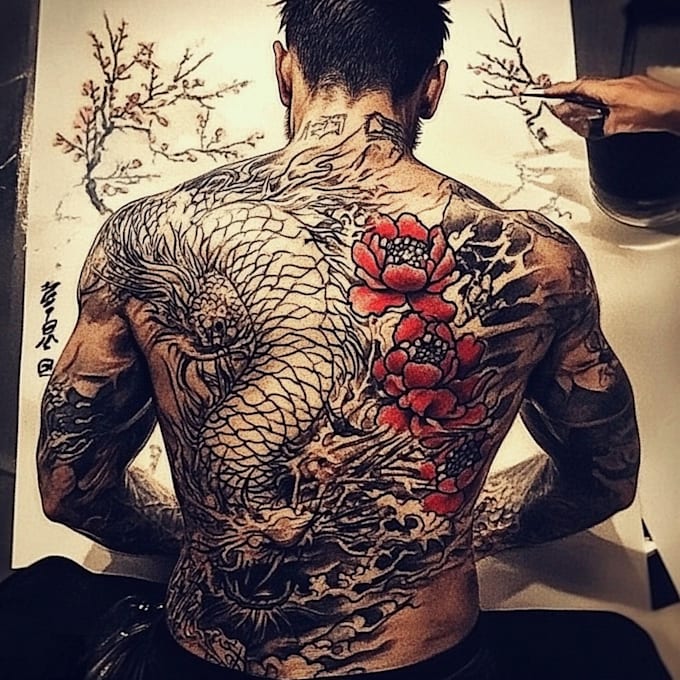 desing professional japanese tattoo