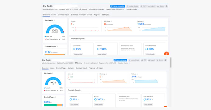 fix ahrefs site audit, semrush, technical SEO errors or issues