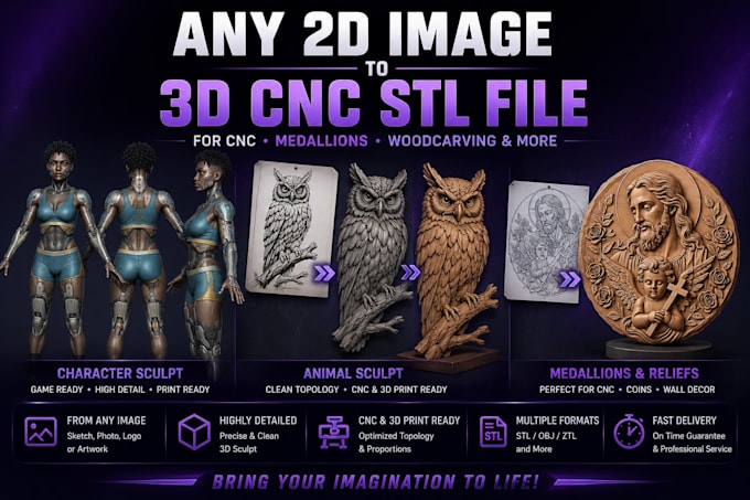 do  basrelief images and convert into 3d relief stl