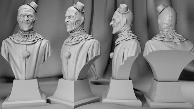 make 3d model,character,figurine for 3d printing