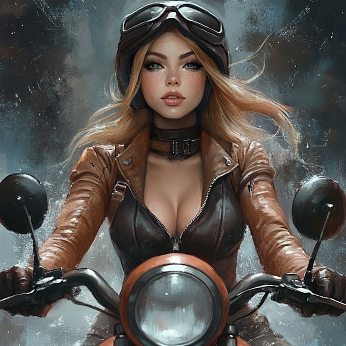 create a sci fi character design or sci fi character art