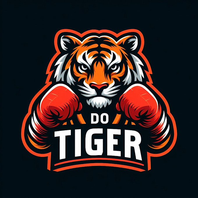 do tiger fight mascot logo design service