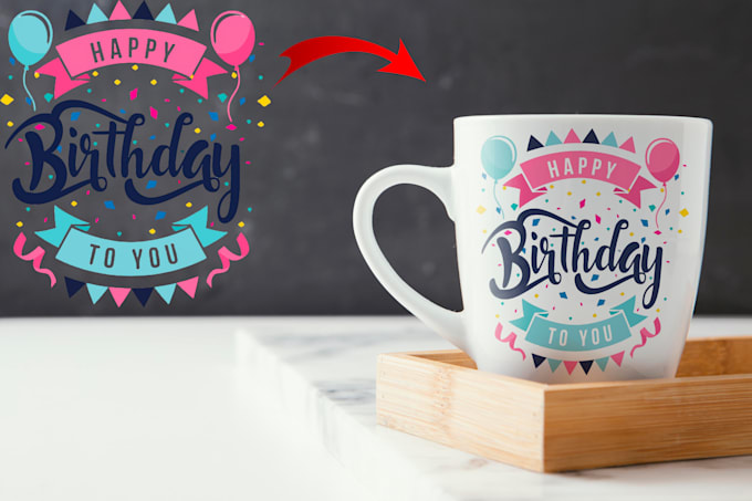 create realistic and eye catching mug mockup design