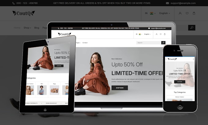 build and redesign a professional shopify dropshipping store