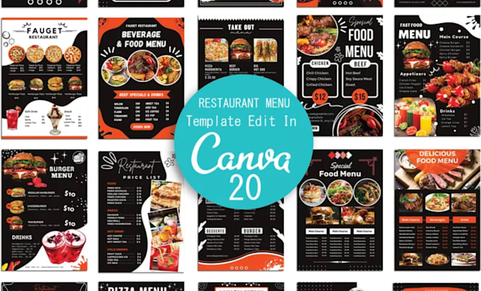 Design restaurant flyer, cookbook, recipe cards, food meun card, food ...