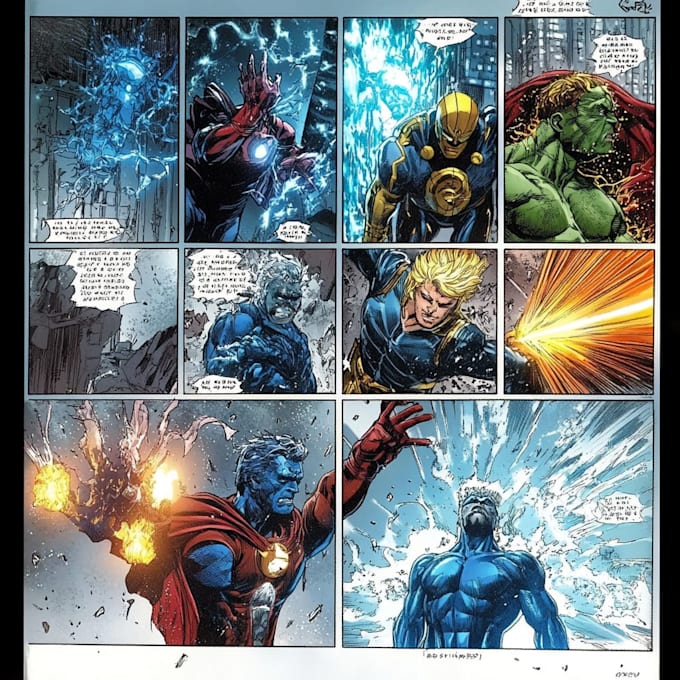 design a comic book series for you