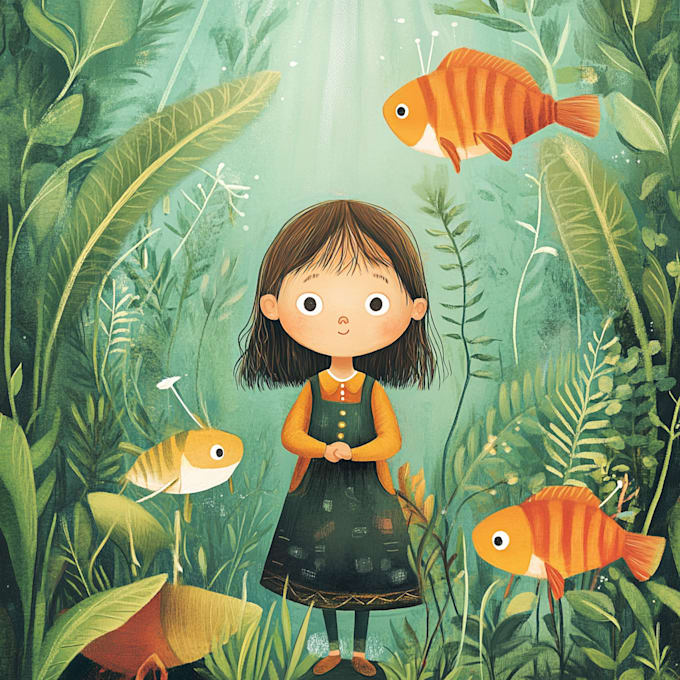 draw children book illustrations and covers