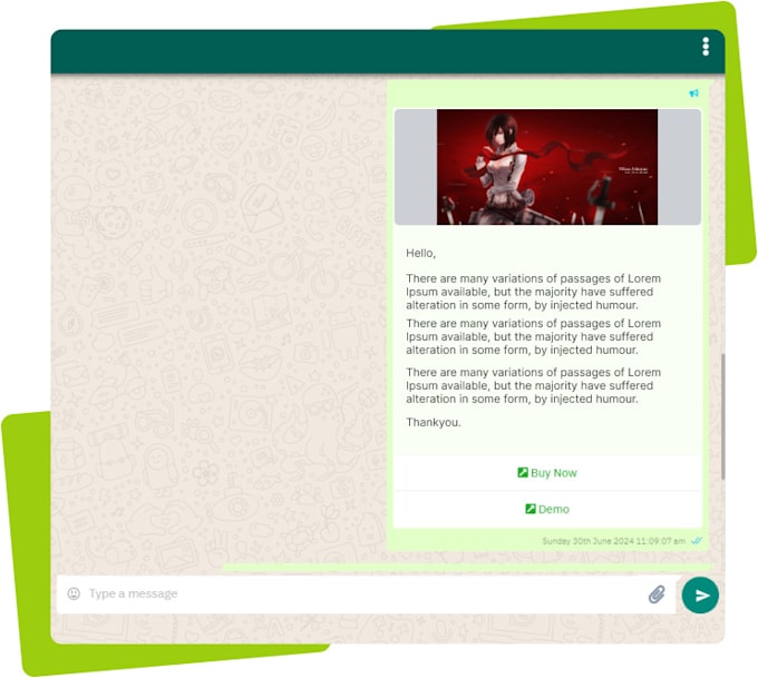 whatsapp API setup for automated business messaging