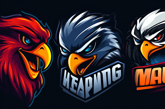 create premium gaming, esports, mascot and avatar logo