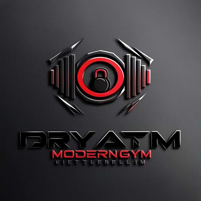 make unique very strong gym logo design