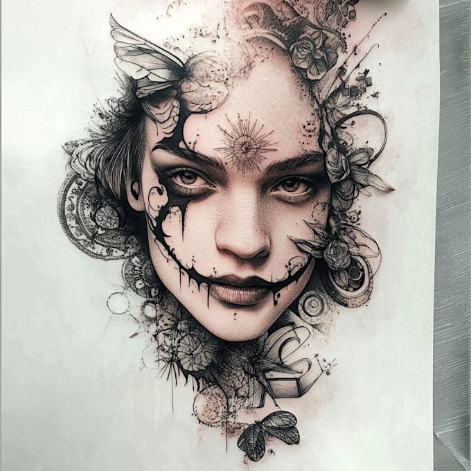 draw custom tattoo designs