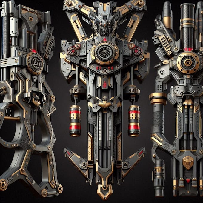 make a cosplay prop model armor 3d sword 3d weapon cosplay