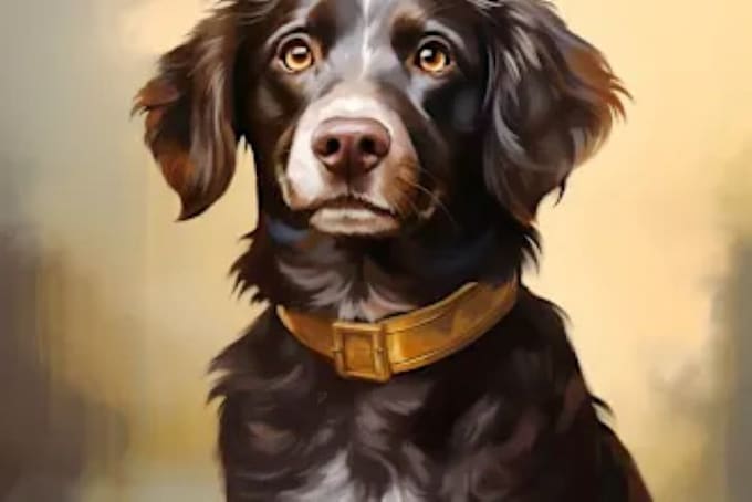 dopet portrait into cartoon
