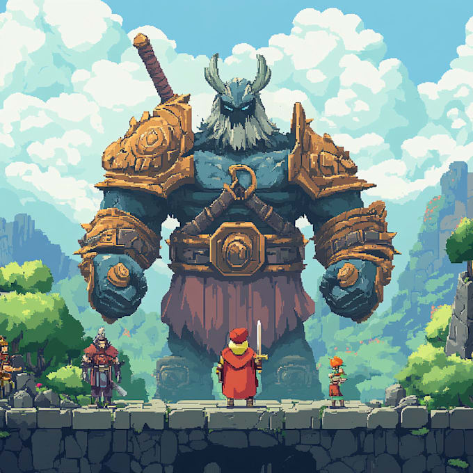 design n animate game asset character sprite sheet game