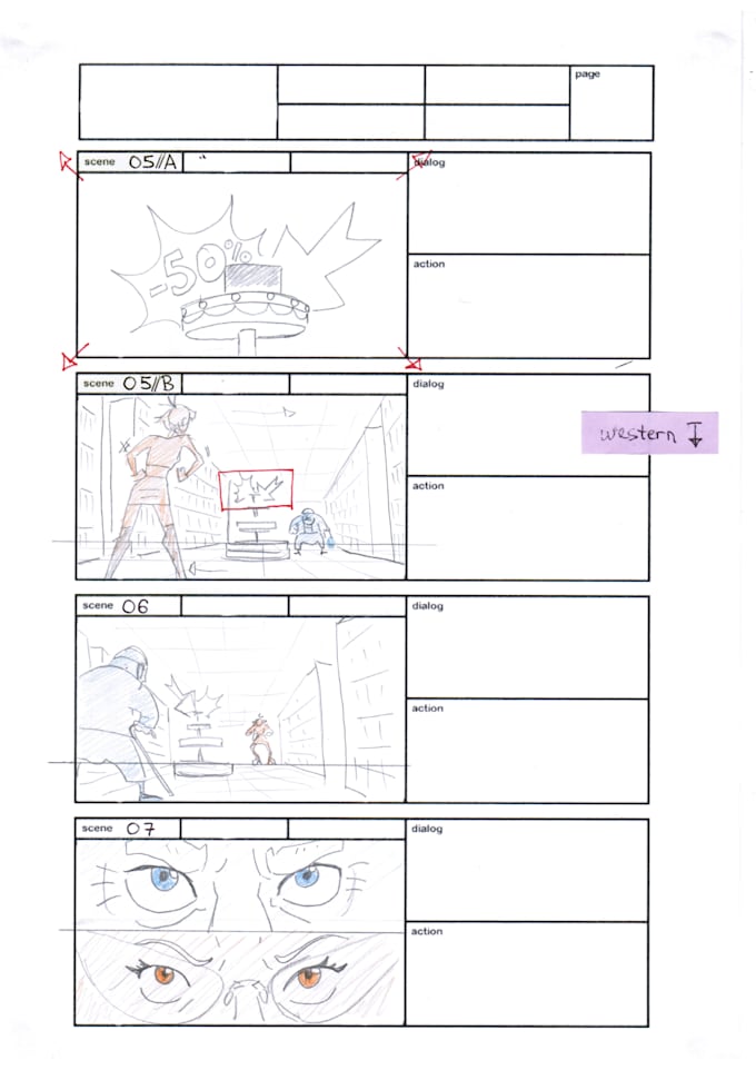 storyboard your video project