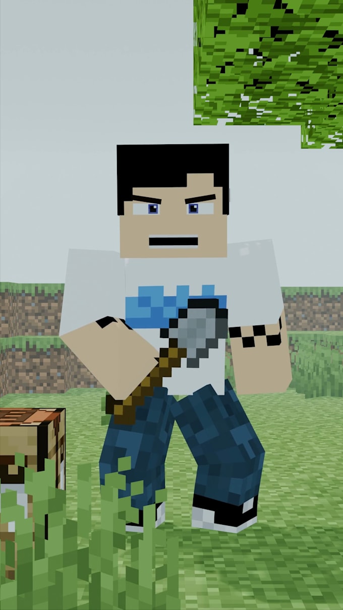 create minecraft animation with good quality