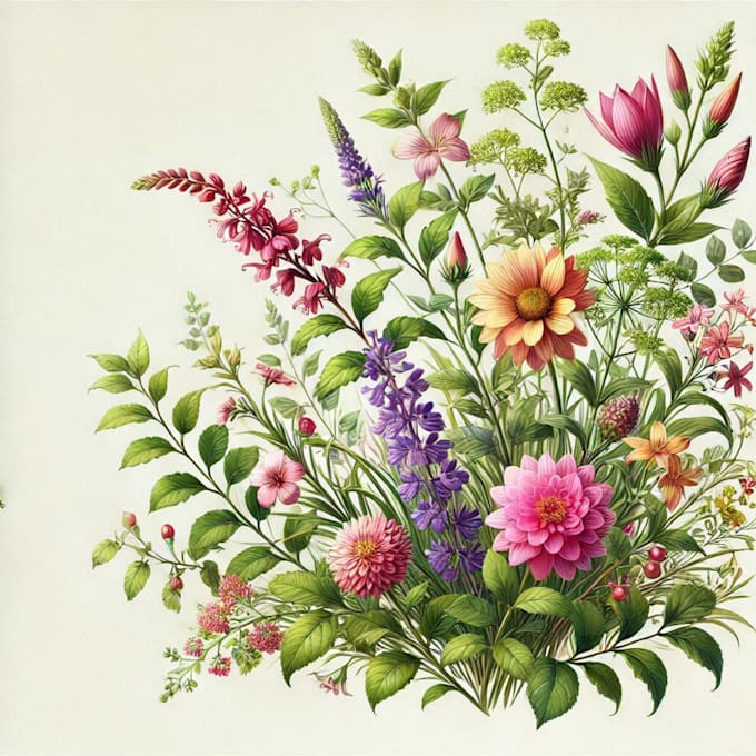 do paint watercolour botanical illustrations
