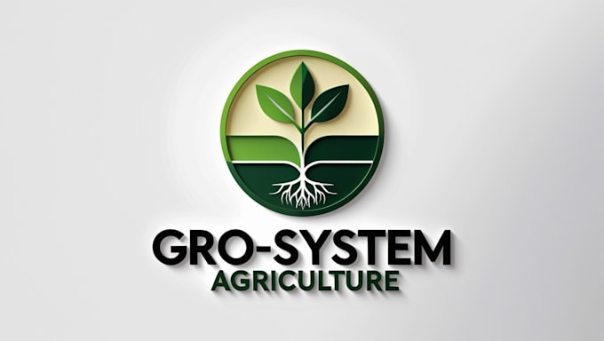 create a landscape agriculture logo