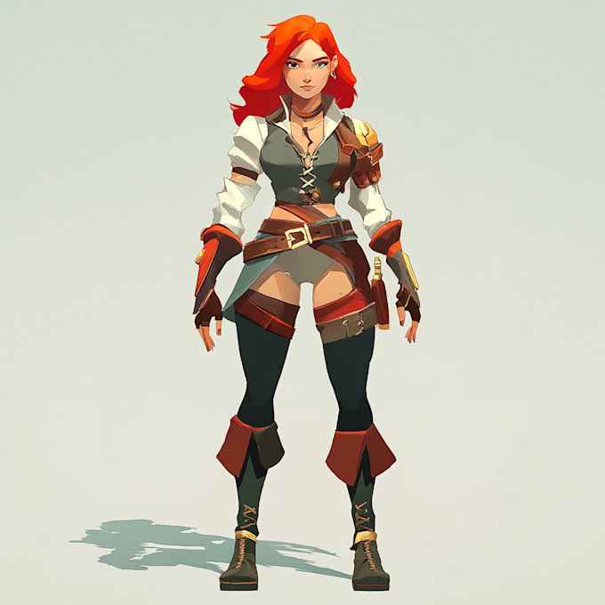 create 2d game character for game art