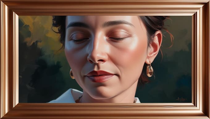 paint digital oil portraits