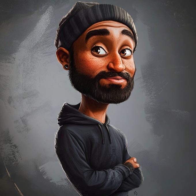 design premium caricature character